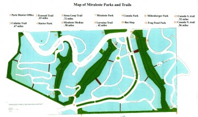 Miraleste Trail Map, Rancho Palos Verdes, CA 90275