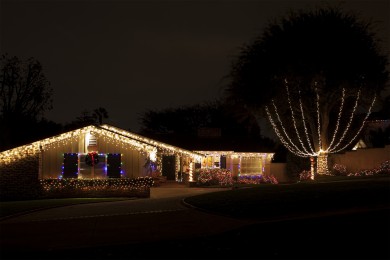 Christmas lights in Palos Verdes