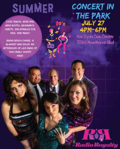 The City of Rancho Palos Verdes Presents Concerts In The Park 2024!