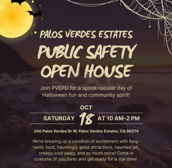Enjoy Halloween fun at the Palos Verdes Police Department!