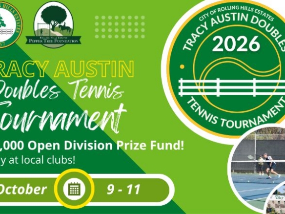 Palos Verdes Hosts Tracy Austin's Double Tennis Tournament!